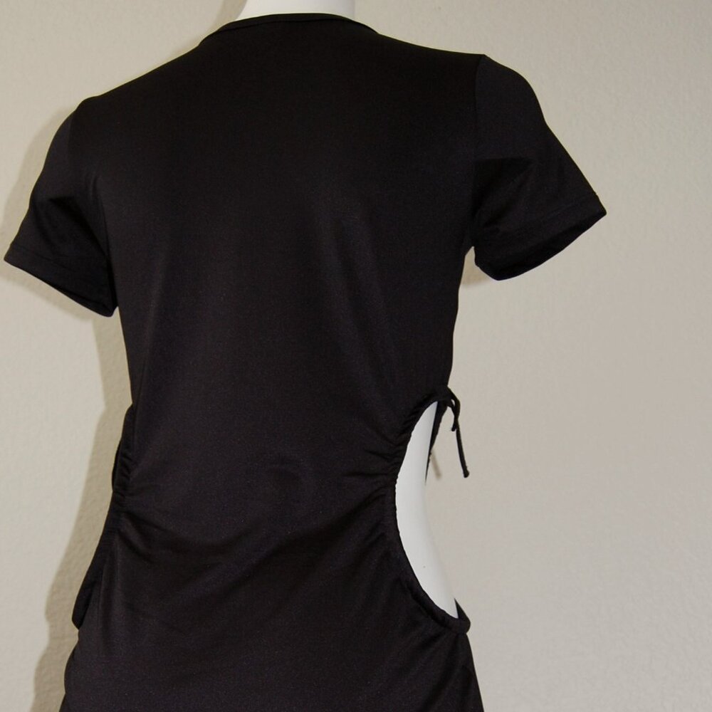 Divided H&M, Women Size M Bodycon Cutout Dress, Black - Picture 4 of 5